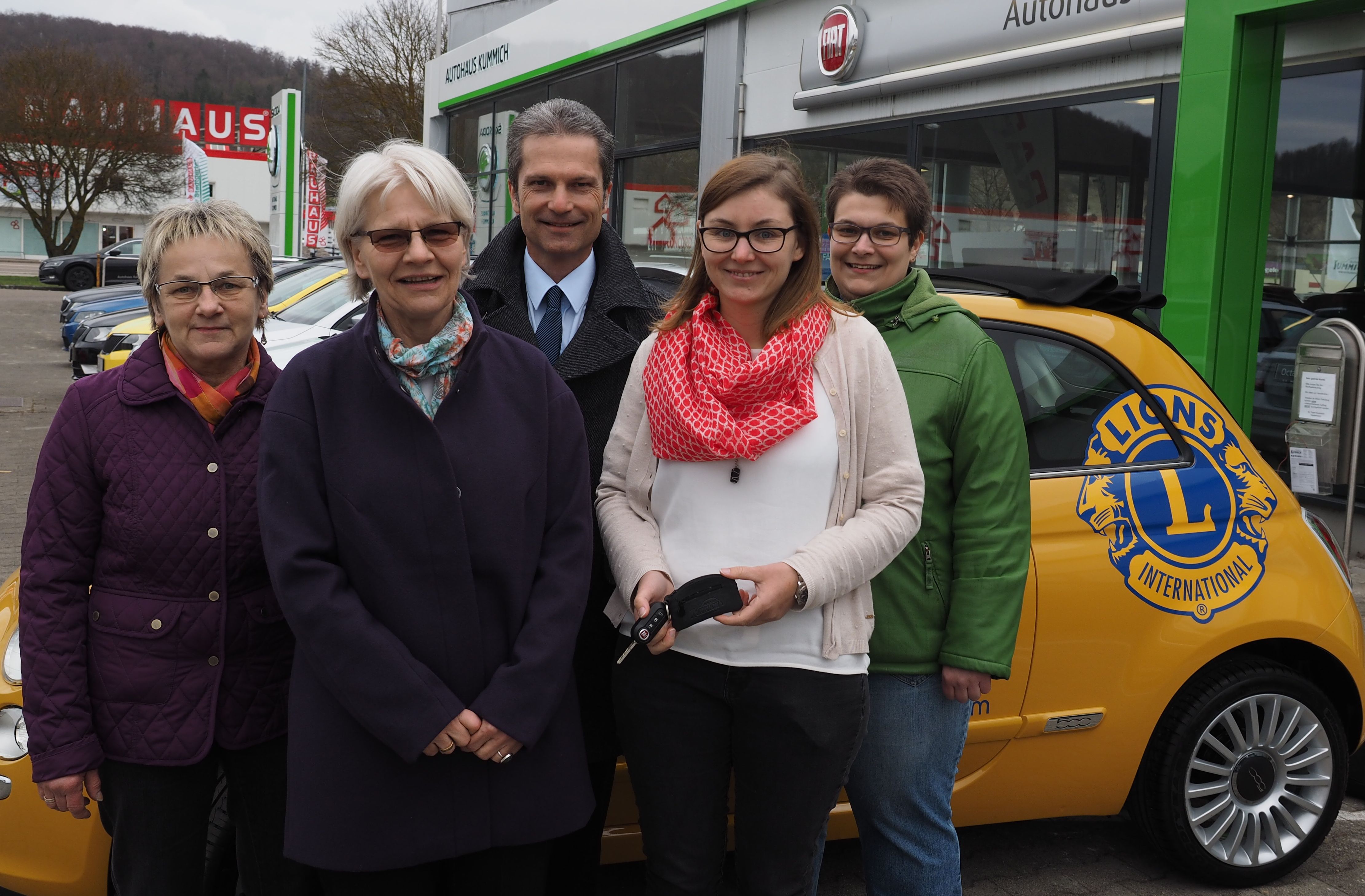 Autoübergabe innen